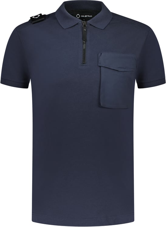 Ma.Strum Polo Blauw Blauw