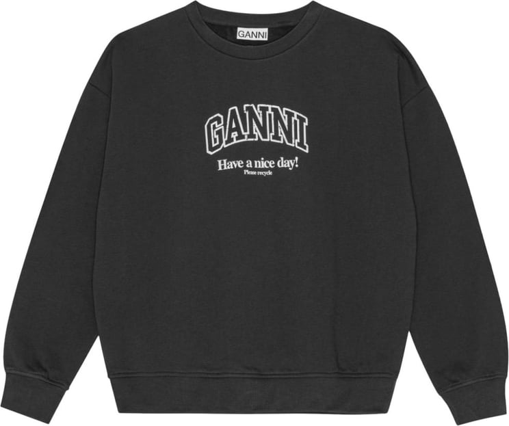 Ganni Sweaters Black Zwart