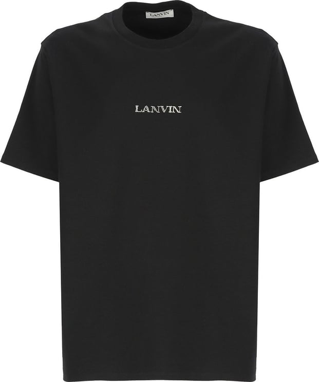 Lanvin T-shirts And Polos Black Zwart