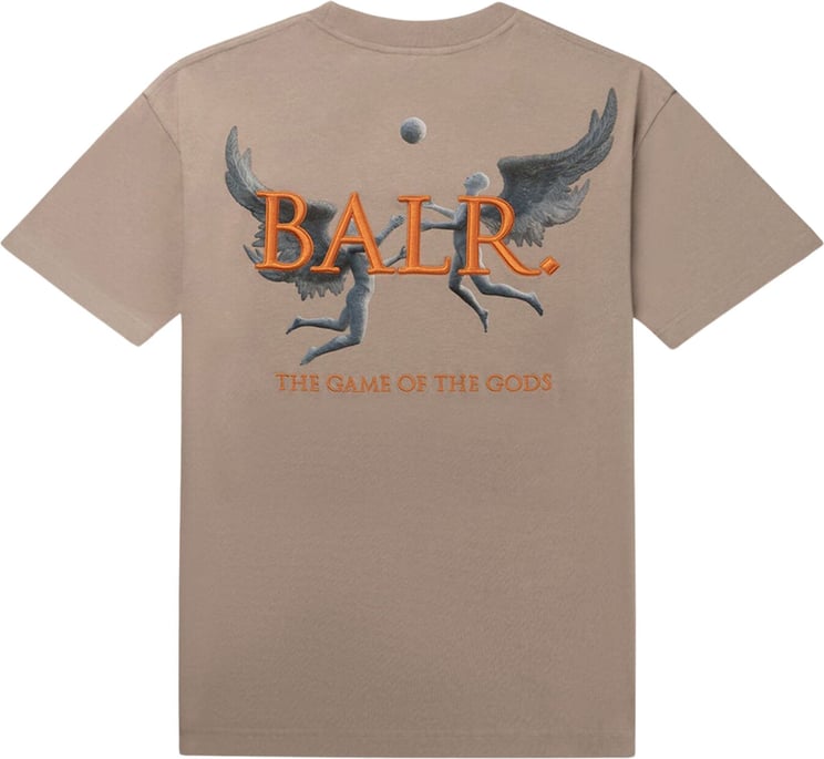 BALR Game of the Gods Box Fit T-Shirt Taupe