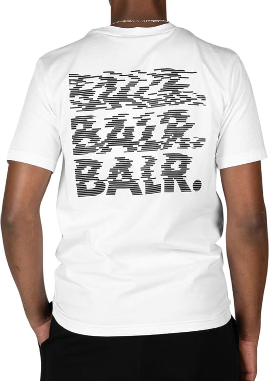 BALR BALR. Glitch Regular Fit T-Shirt Wit