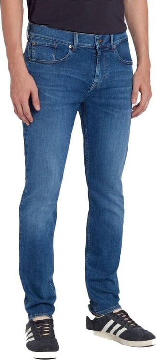 7 For All Mankind Slimmy Tapered Stretch Tek Connecte Blauw