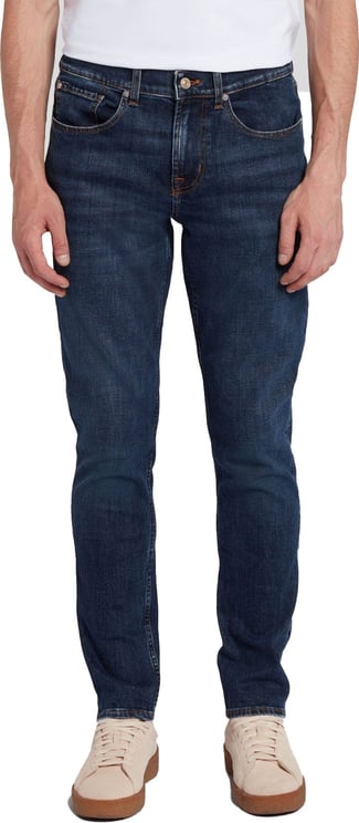 7 For All Mankind Slimmy Tapered Stretch Tek Timeless Blauw
