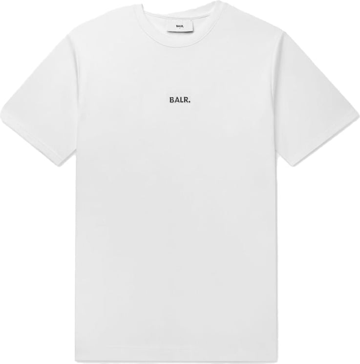 BALR Q Series Regular Fit T-shirt Bright Wit