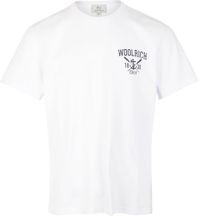 Woolrich T Shirts & Polo's CFWOTE0133 MRUT3385 Wit