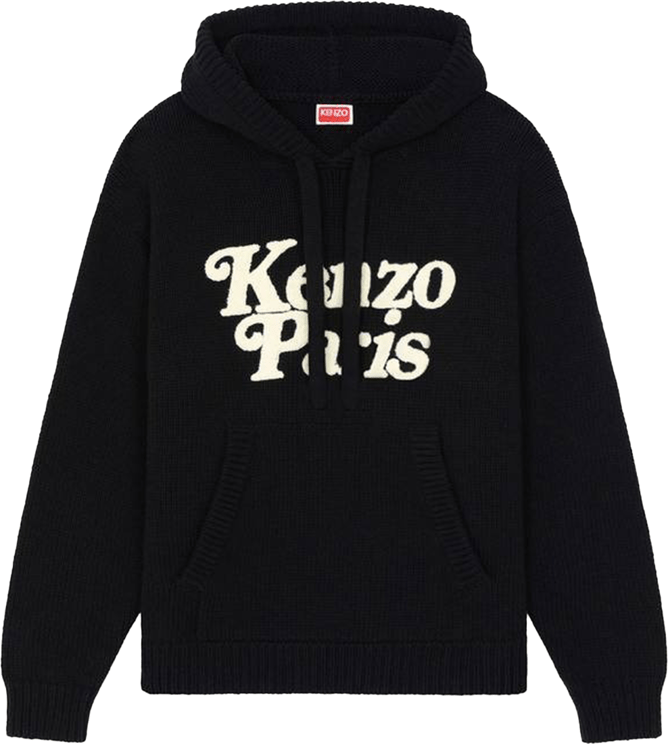 Kenzo hoodie a logo brode 2 Zwart