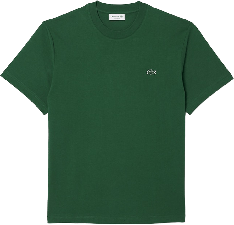 Lacoste t shirt a patch logo 8 Groen