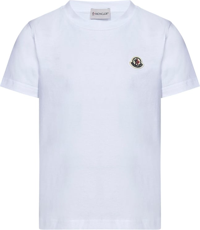 Moncler MONCLER KIDS T-shirts and Polos White Wit