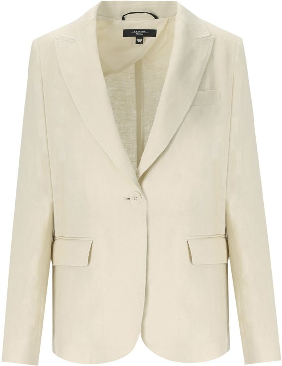 Max Mara Max Mara Weekend Nalut Sand Single-breasted Blazer Beige Beige