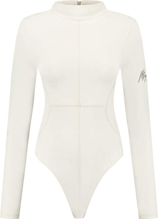 Malelions Malelions Women Deconstructed Bodysuit - Off-White Wit