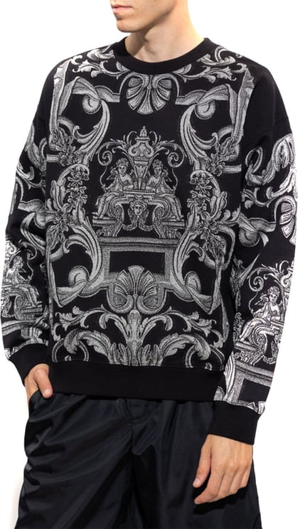 Versace Sweaters Black Zwart