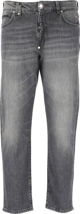Philipp Plein Jeans Grey Grey Zwart