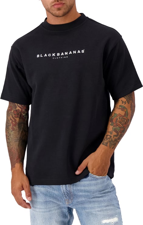 Black Bananas Signature Tee Zwart