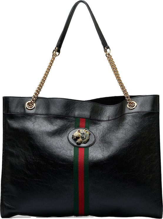 Gucci Large Rajah Tote Bag Zwart