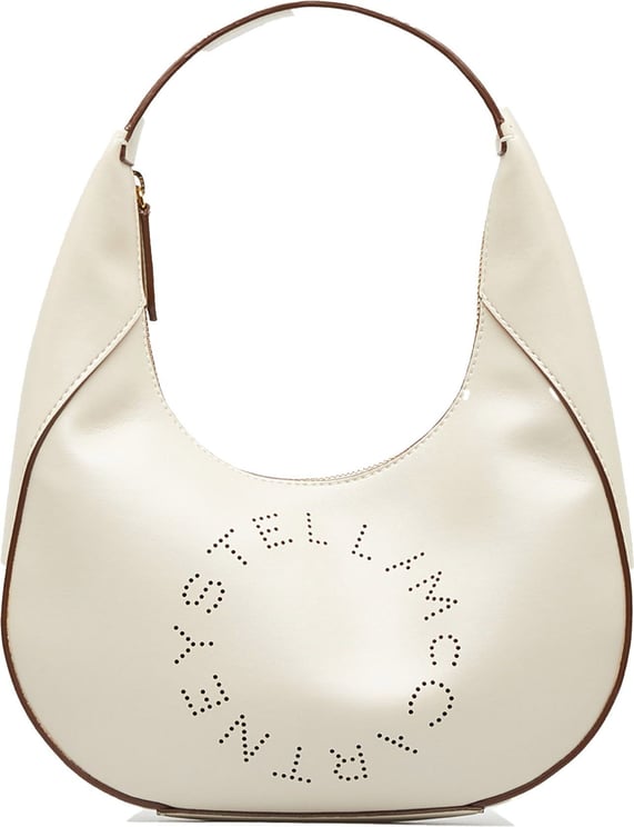 Stella McCartney Linea Logo Vegetarian Shoulder Bag Bruin