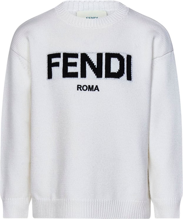 Fendi FENDI KIDS Sweaters White Wit