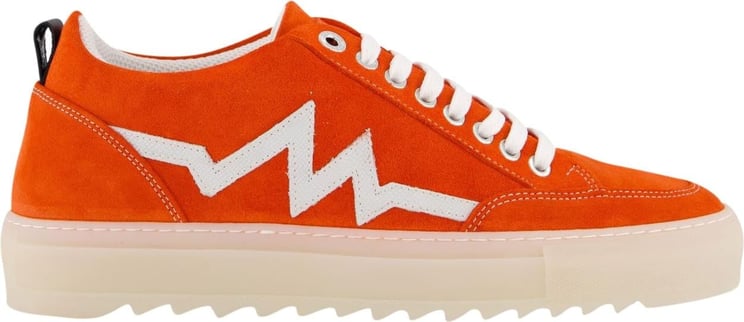 Mason Garments Heren Tia Heartbeat Sneaker Oranje Geel