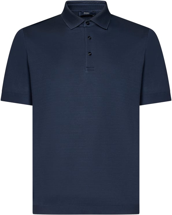 Herno Herno T-shirts and Polos Blue Blauw