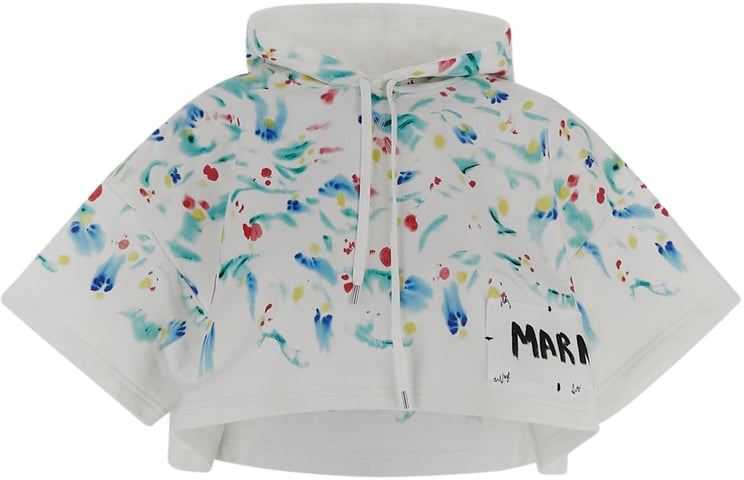 Marni Cotton Sweatshirt Wit