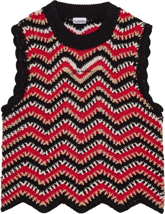 Ganni Sweaters Red Rood