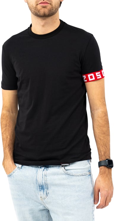 Dsquared2 Round Neck T-Shirt Zwart