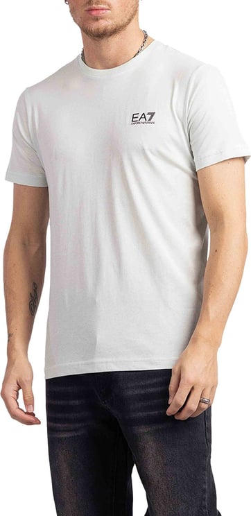 Emporio Armani EA7 Basic Logo T-Shirt Heren Lichtgroen Groen