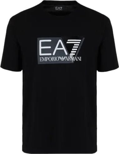 Emporio Armani EA7 Visibility T-Shirt Heren Zwart Zwart