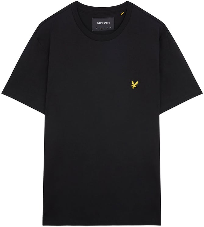 Lyle & Scott Plain Tee Jet Black Zwart