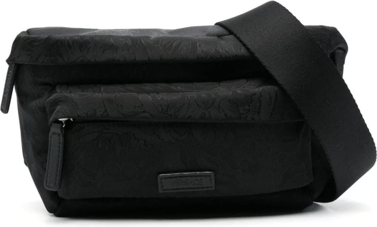 Versace Barocco-jacquard belt bag Zwart