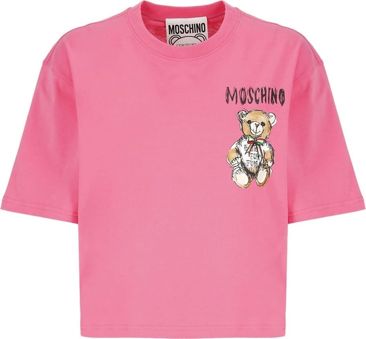 Moschino T-shirts And Polos Pink Neutraal