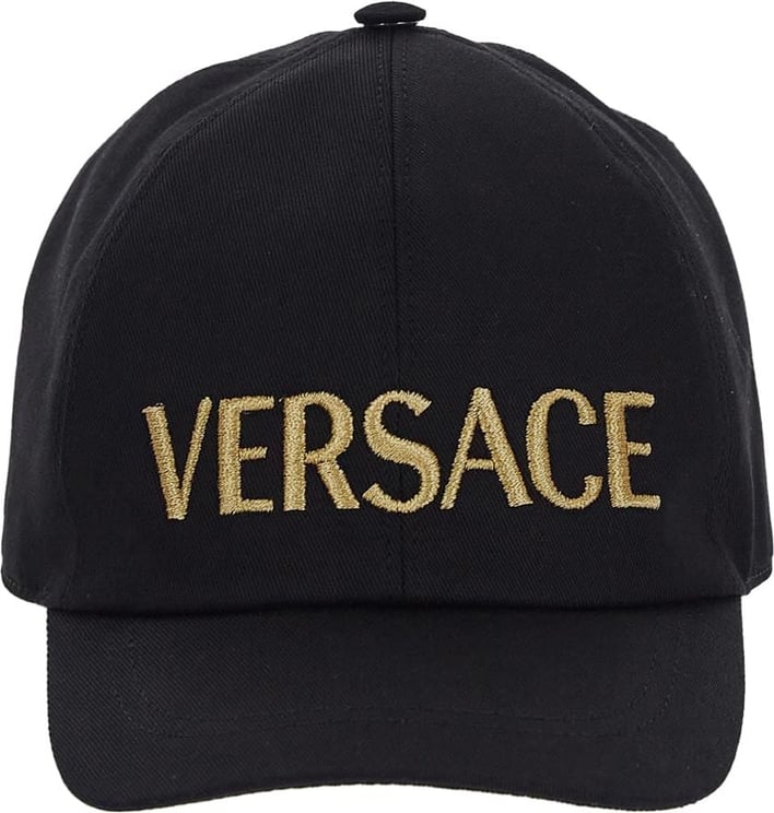 Versace Cotton Hat Zwart