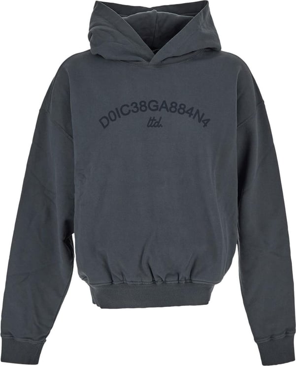 Dolce & Gabbana Cotton Sweatshirt Grijs
