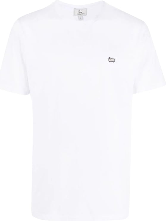 Woolrich sheep tee white Wit