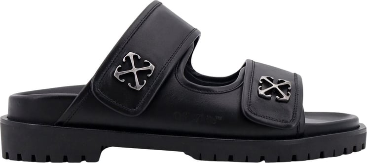 OFF-WHITE Leather sandals Zwart
