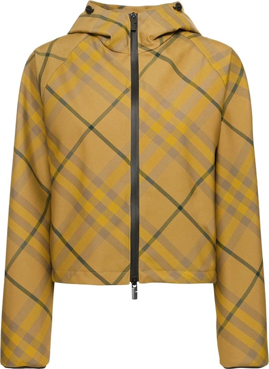 Burberry Nylon jacket with check motif Divers