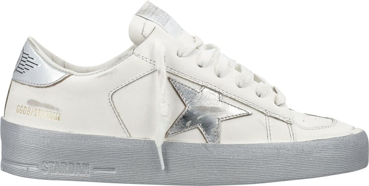 Golden Goose STARDAN LEATHER UPPER LAMINATED STAR AND Wit