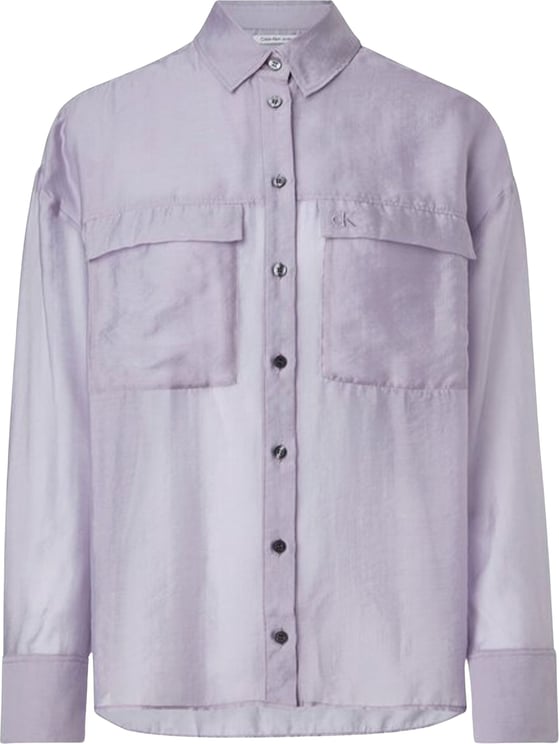 Calvin Klein blouses lila Paars