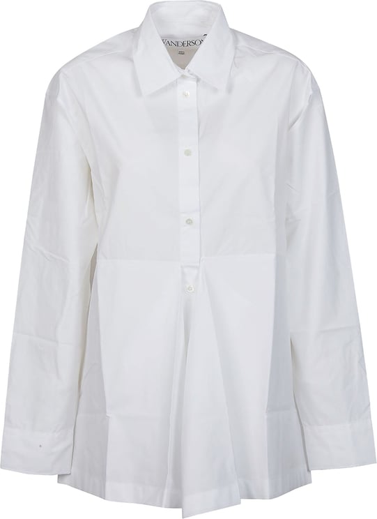 J.W. Anderson Peplum Drape Shirt White Wit