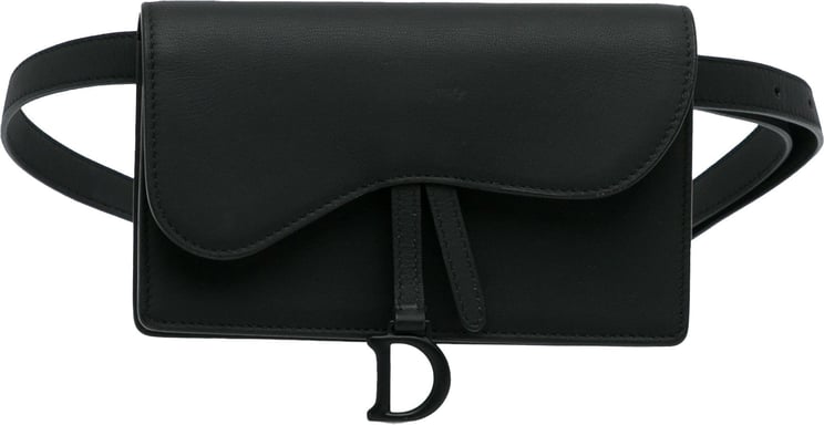 Dior Ultramatte Saddle Belt Bag Zwart