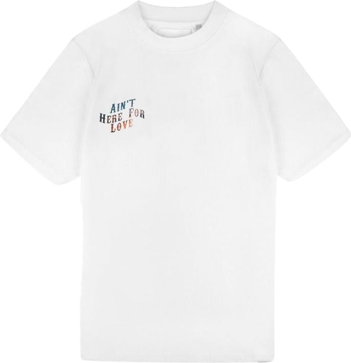 Croyez croyez aint here for love t-shirt - white Wit