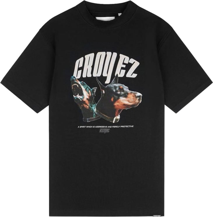 Croyez croyez fiercly protective t-shirt - black Zwart