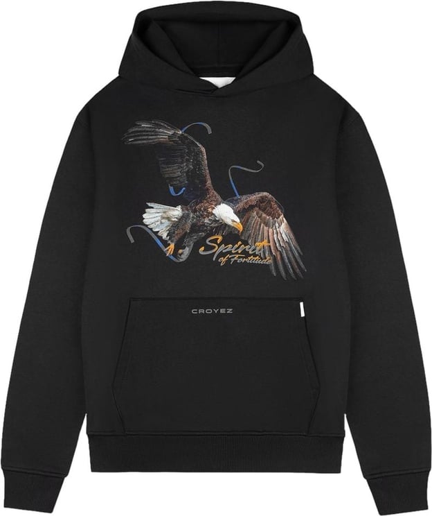 Croyez croyez spirit of fortitude hoodie - black Zwart