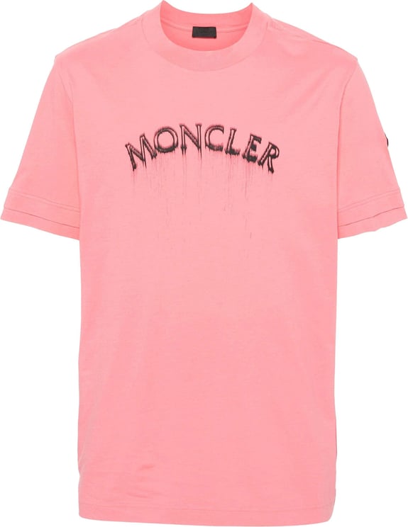 Moncler Tshirt ss Roze Roze