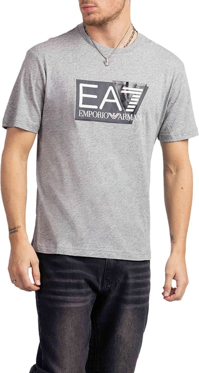 Emporio Armani EA7 Visibility T-Shirt Heren Grijs Grijs