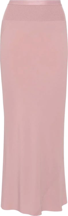 Rick Owens Calf Bias Skirt Dusty Pink Roze