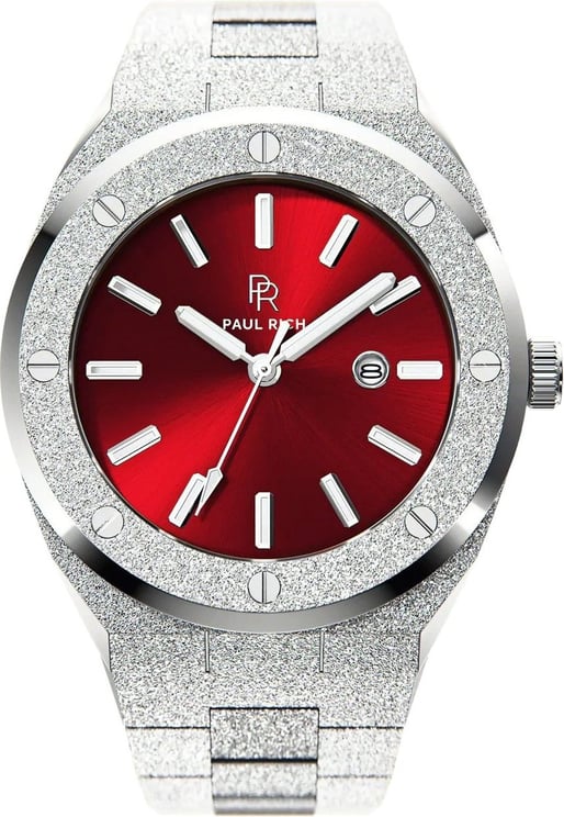 Paul Rich Frosted Pasha's Ruby FSIG09 horloge 45 mm Rood