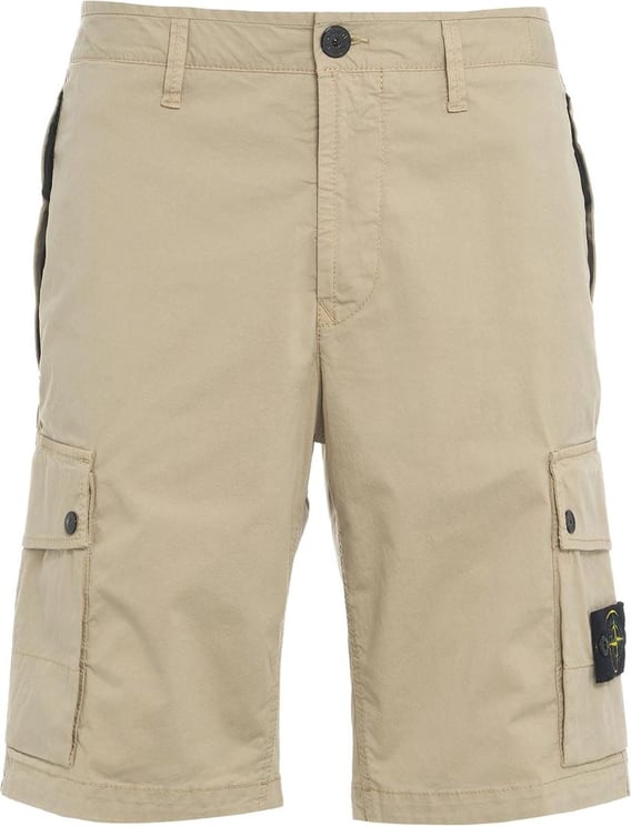 Stone Island Cargo pocket shorts Beige