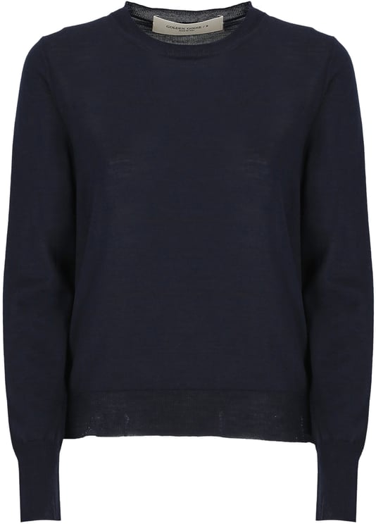 Golden Goose Sweaters Blue Blauw