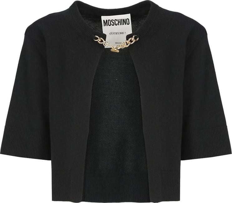 Moschino Sweaters Black Zwart