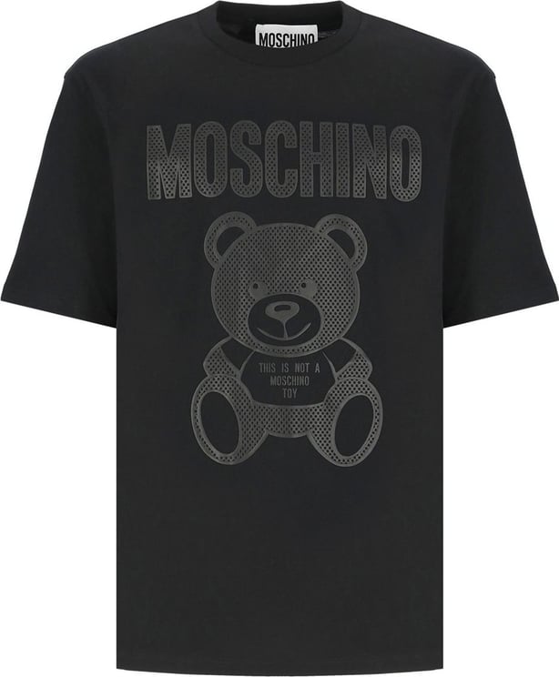 Moschino T-shirts And Polos Black Zwart